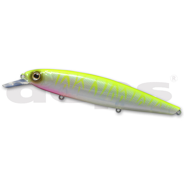 Deps Balisong Minnow 100SP Jerkbait - #09 Half Mirror Wakasagi-#17 Horizon Shad-#18 Deadly Keta Basu-#22 GM Crokin-#29 Skeleton Dazzler - Carolina Fishing Tackle LLC