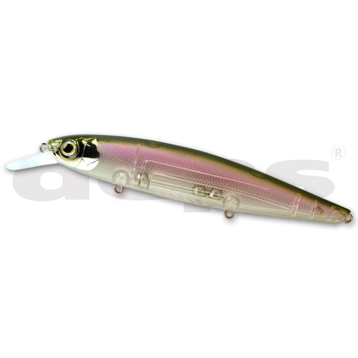 Deps Balisong Minnow 100SP Jerkbait - #09 Half Mirror Wakasagi-#17 Horizon Shad-#18 Deadly Keta Basu-#22 GM Crokin-#29 Skeleton Dazzler - Carolina Fishing Tackle LLC