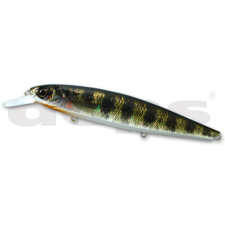 Deps Balisong Minnow 100SP Jerkbait - #09 Half Mirror Wakasagi-#17 Horizon Shad-#18 Deadly Keta Basu-#22 GM Crokin-#29 Skeleton Dazzler - Carolina Fishing Tackle LLC