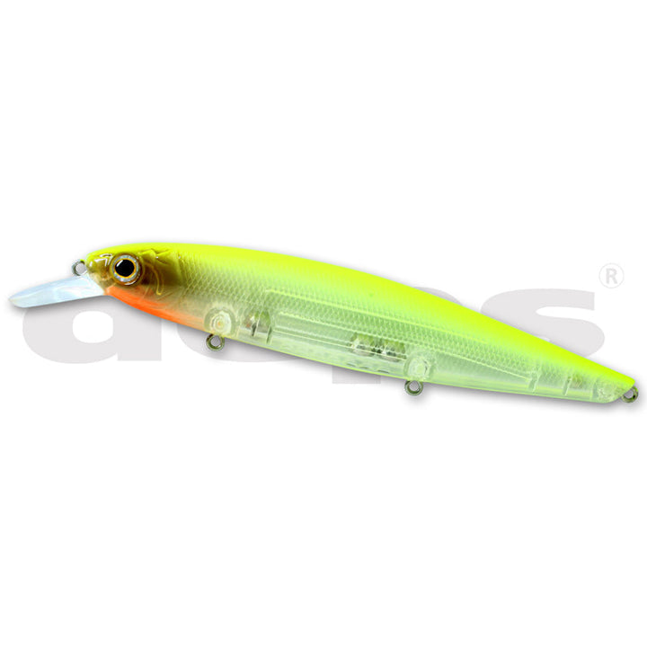 Deps Balisong Minnow 100SP Jerkbait - #09 Half Mirror Wakasagi-#17 Horizon Shad-#18 Deadly Keta Basu-#22 GM Crokin-#29 Skeleton Dazzler - Carolina Fishing Tackle LLC