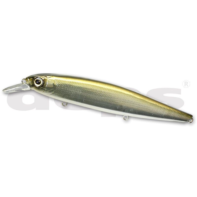 Deps Balisong Minnow 130SP Jerkbait - #09 Half Mirror Wakasagi-#17 Horizon Shad-#18 Deadly Keta Hasu-#20 GM Ayu-#22 GM Black Gold-#29 Skeleton Dazzle-#30 Gamet-#34 Wakasagi Glitter - Carolina Fishing Tackle LLC