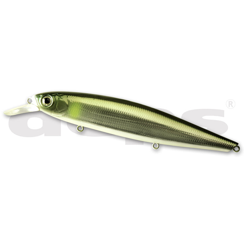 Deps Balisong Minnow 130SP Jerkbait - #09 Half Mirror Wakasagi-#17 Horizon Shad-#18 Deadly Keta Hasu-#20 GM Ayu-#22 GM Black Gold-#29 Skeleton Dazzle-#30 Gamet-#34 Wakasagi Glitter - Carolina Fishing Tackle LLC