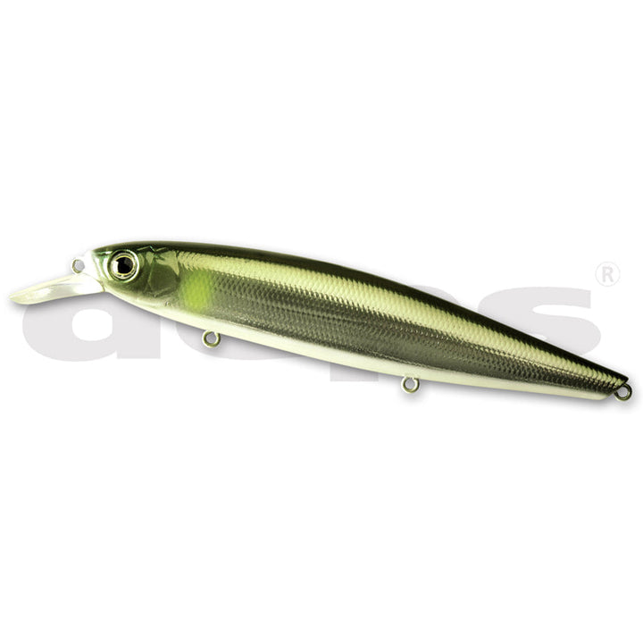 Deps Balisong Minnow 130SP Jerkbait - #09 Half Mirror Wakasagi-#17 Horizon Shad-#18 Deadly Keta Hasu-#20 GM Ayu-#22 GM Black Gold-#29 Skeleton Dazzle-#30 Gamet-#34 Wakasagi Glitter - Carolina Fishing Tackle LLC