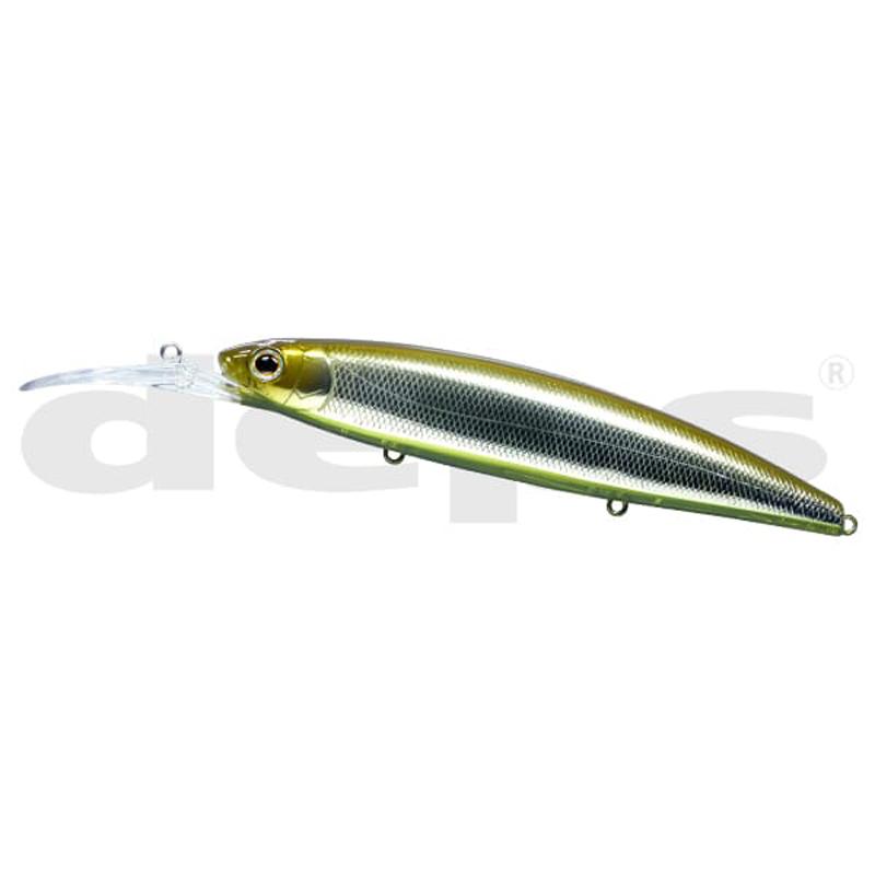 Deps Balisong Minnow Longbill 130 (SF) Jerkbait - #09 Half Mirror Wakasagi-#18 Deadly Keta Hasu-#22 GM Black Gold-#23 Grass Belly Shiner-#24 Blue Moon Galaxy-#28 Clown-#29 Silver Shad-#30 Gamet - Carolina Fishing Tackle LLC