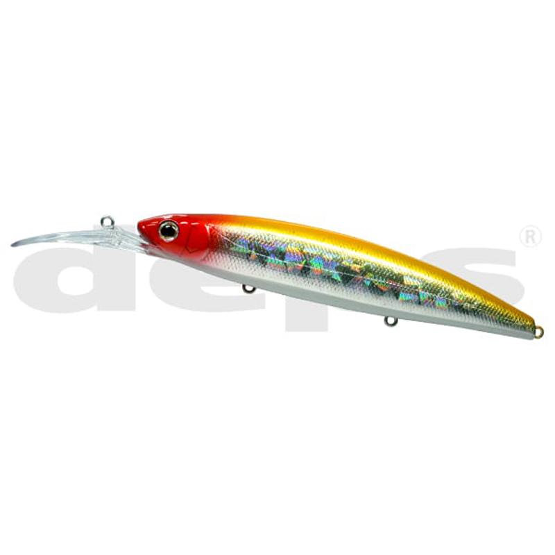 Deps Balisong Minnow Longbill 130 (SF) Jerkbait - #09 Half Mirror Wakasagi-#18 Deadly Keta Hasu-#22 GM Black Gold-#23 Grass Belly Shiner-#24 Blue Moon Galaxy-#28 Clown-#29 Silver Shad-#30 Gamet - Carolina Fishing Tackle LLC