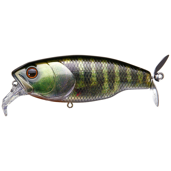 Deps Buzzjet Jr. Wake Bait - #15 Green Back-#13 Black Gold-#17 Real Bass-#06 Angle Flame-#11 Red Scale-#27 Visible Black-#04 Aurora Gold-#19 RF Bluegill-#79 Boned Shad - Carolina Fishing Tackle LLC