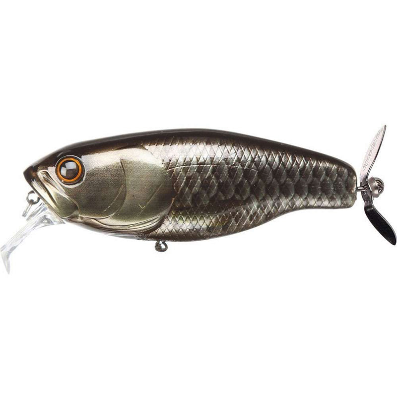 Deps Buzzjet Jr. Wake Bait - #15 Green Back-#13 Black Gold-#17 Real Bass-#06 Angle Flame-#11 Red Scale-#27 Visible Black-#04 Aurora Gold-#19 RF Bluegill-#79 Boned Shad - Carolina Fishing Tackle LLC