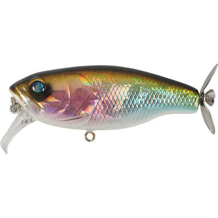 Deps Buzzjet Jr. Wake Bait - #15 Green Back-#13 Black Gold-#17 Real Bass-#06 Angle Flame-#11 Red Scale-#27 Visible Black-#04 Aurora Gold-#19 RF Bluegill-#79 Boned Shad - Carolina Fishing Tackle LLC