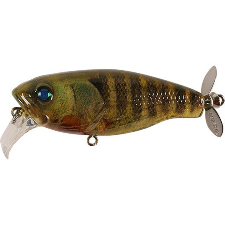 Deps Buzzjet Jr. Wake Bait - #15 Green Back-#13 Black Gold-#17 Real Bass-#06 Angle Flame-#11 Red Scale-#27 Visible Black-#04 Aurora Gold-#19 RF Bluegill-#79 Boned Shad - Carolina Fishing Tackle LLC