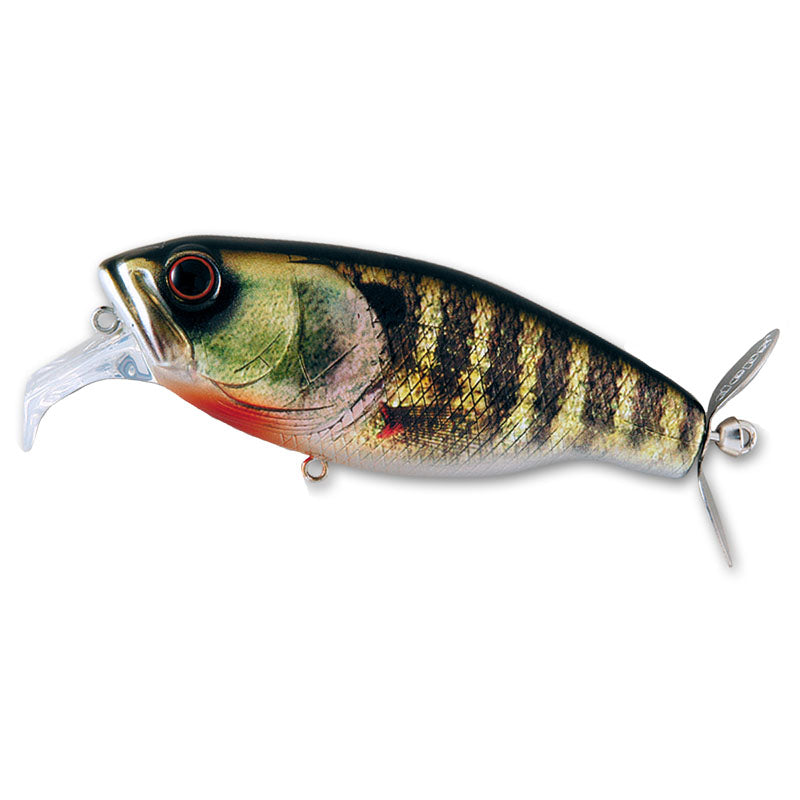 Deps Buzzjet Wake Bait - #08 Pond Frog-#18 Real Blue Gill-#19 Real Largemouth-#79 Bone Shad - Carolina Fishing Tackle LLC