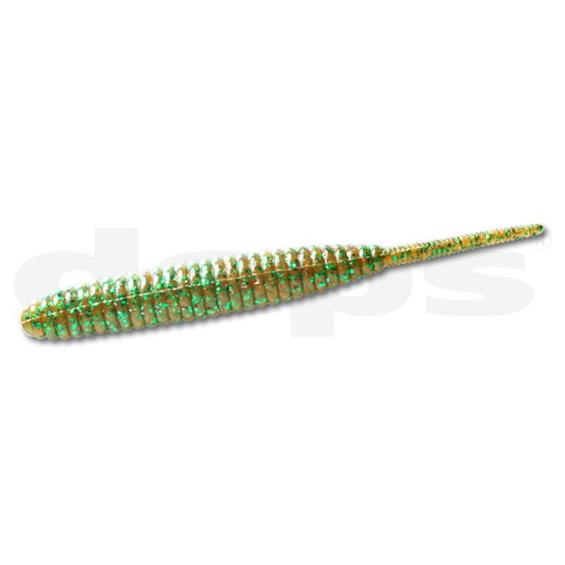 Deps Chibi Adder DEATHADDER 4” Worm 8pk - #07 Black/Blue Flake - Carolina Fishing Tackle LLC
