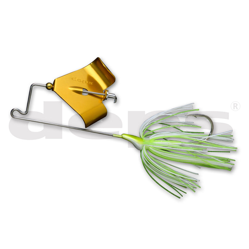 Deps MATSUBUZZ (Right Turn) 1/2 oz Buzzbait - #01 Blue Smoke-#02 Dead Grass-#03 Green Crystal-#06 Lime Chartreuse - Carolina Fishing Tackle LLC