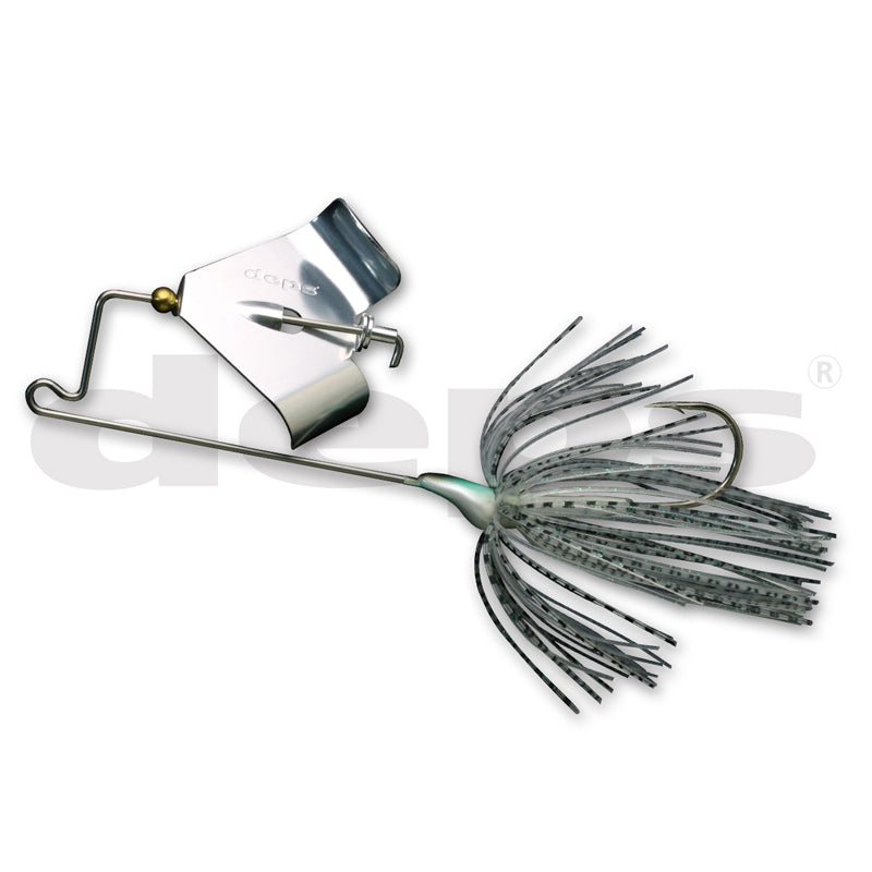Deps MATSUBUZZ (Right Turn) 1/2 oz Buzzbait - #01 Blue Smoke-#02 Dead Grass-#03 Green Crystal-#06 Lime Chartreuse - Carolina Fishing Tackle LLC