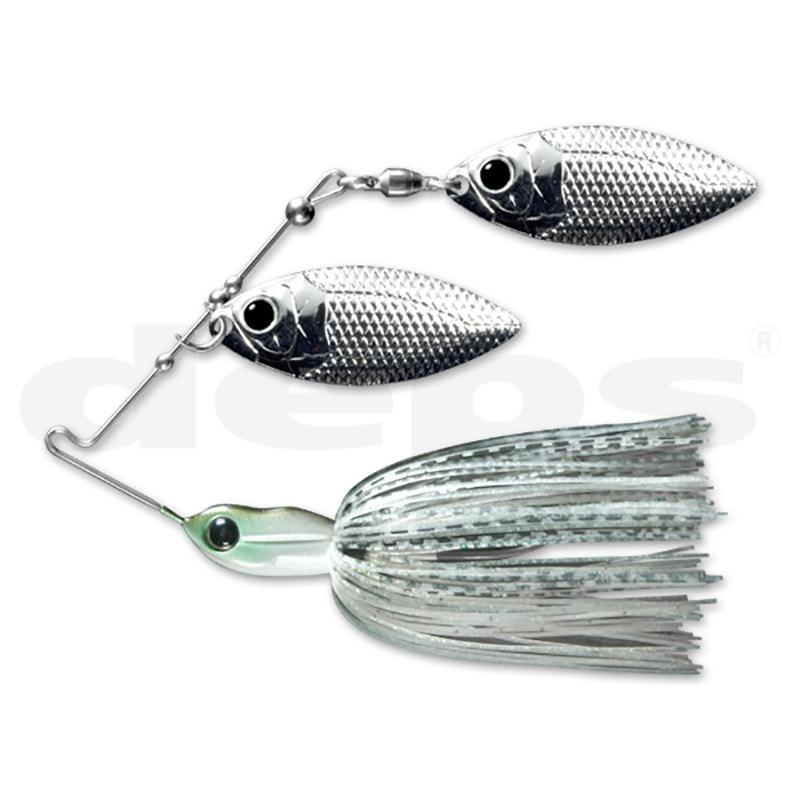 Deps Mini Bros Spinnerbait 3/8 oz (DW) - #07 Blue Black - Carolina Fishing Tackle LLC