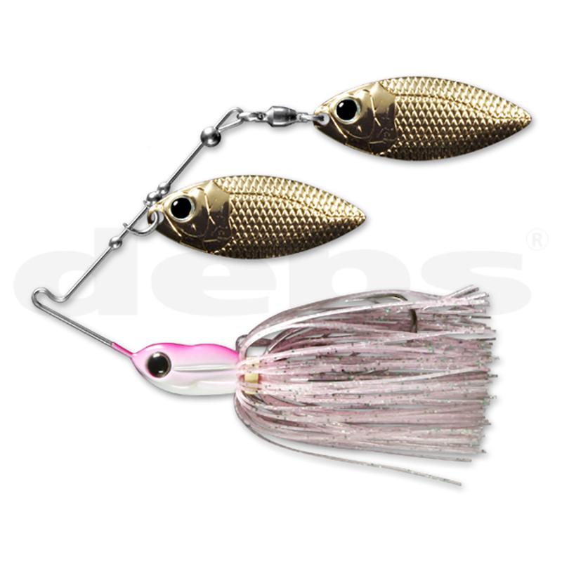 Deps Mini Bros Spinnerbait 3/8 oz (DW) - #07 Blue Black - Carolina Fishing Tackle LLC