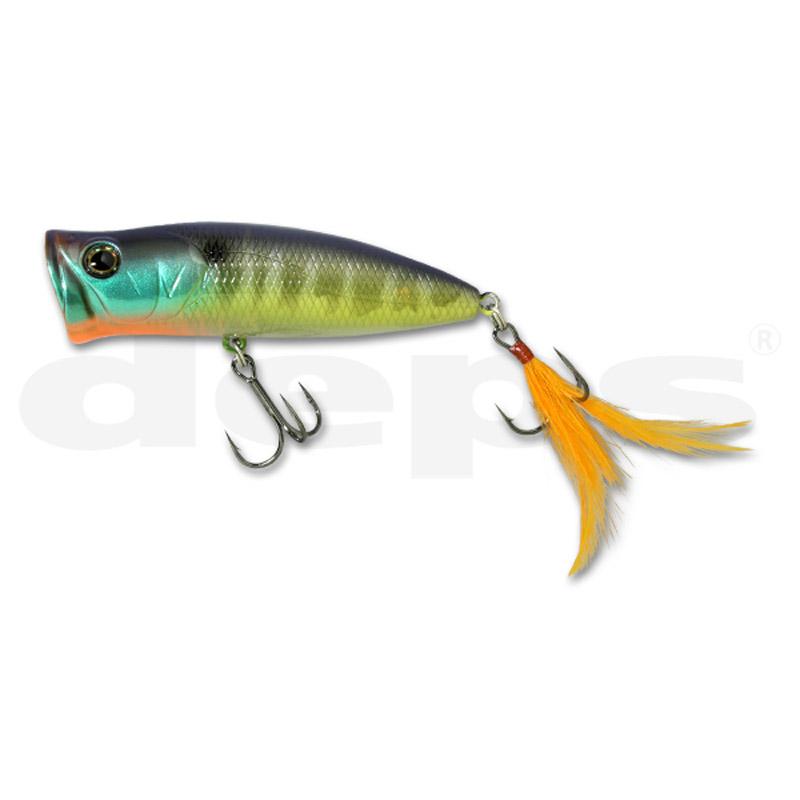 Deps PulseCod Popper - #02 Blue Moon Galaxy-#15 Black Orange Dot-#22 Pink Scale-#23 Purple Weine - Carolina Fishing Tackle LLC