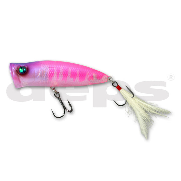 Deps PulseCod Popper - #02 Blue Moon Galaxy-#15 Black Orange Dot-#22 Pink Scale-#23 Purple Weine - Carolina Fishing Tackle LLC