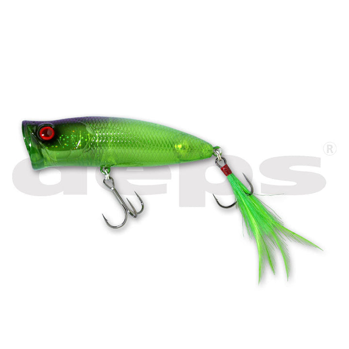 Deps PulseCod Popper - #02 Blue Moon Galaxy-#15 Black Orange Dot-#22 Pink Scale-#23 Purple Weine - Carolina Fishing Tackle LLC