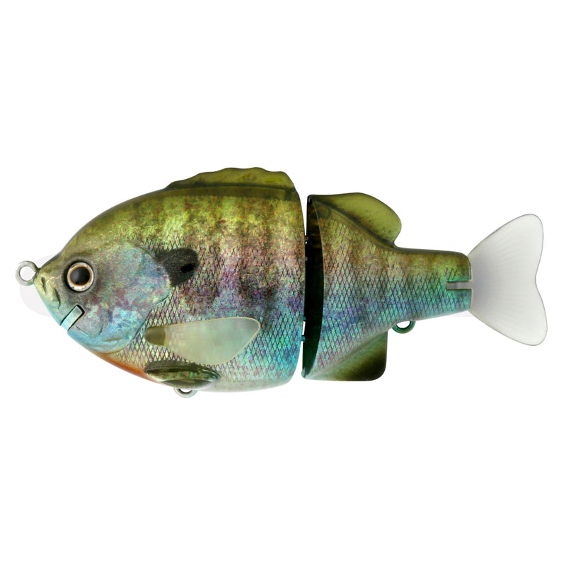 Deps Tiny Bullshooter Swimbait - #02 Flash Baby Gill-#08 Real Large Mouth-#15 Scum Perch - Carolina Fishing Tackle LLC