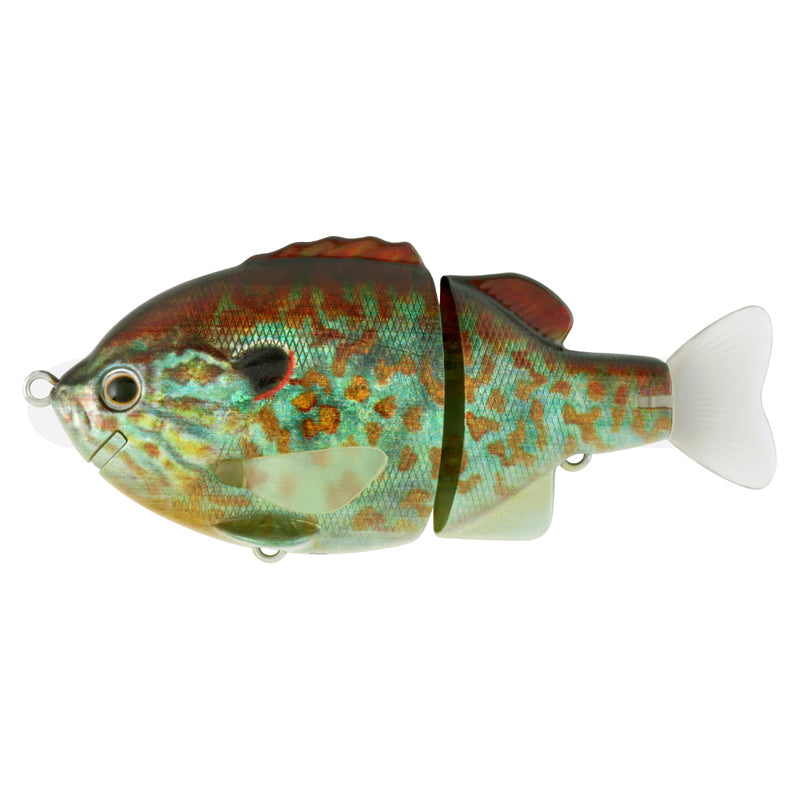 Deps Tiny Bullshooter Swimbait - #02 Flash Baby Gill-#08 Real Large Mouth-#15 Scum Perch - Carolina Fishing Tackle LLC