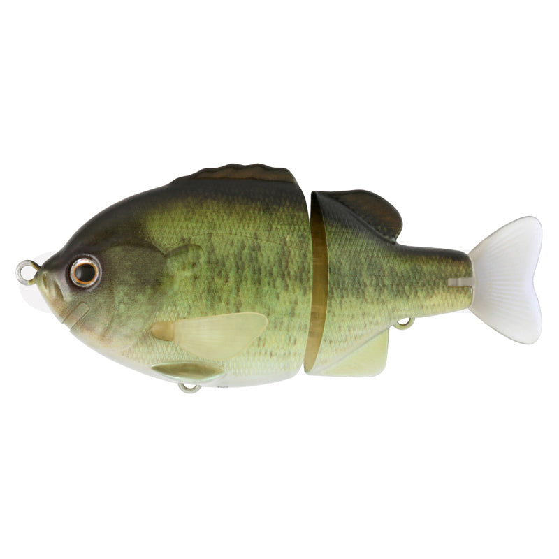 Deps Tiny Bullshooter Swimbait - #02 Flash Baby Gill-#08 Real Large Mouth-#15 Scum Perch - Carolina Fishing Tackle LLC