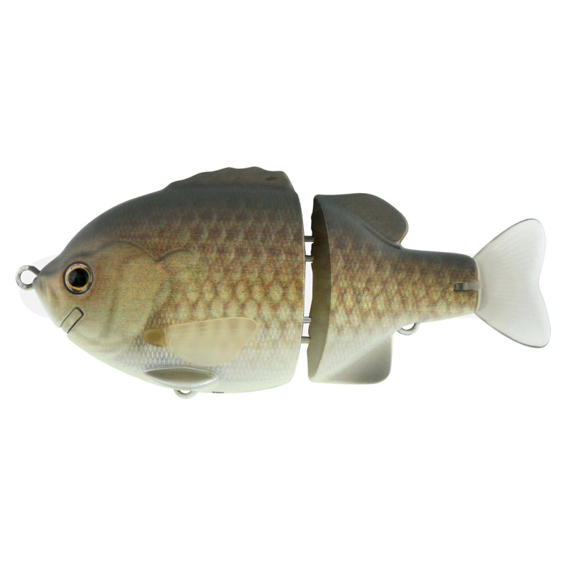 Deps Tiny Bullshooter Swimbait - #02 Flash Baby Gill-#08 Real Large Mouth-#15 Scum Perch - Carolina Fishing Tackle LLC