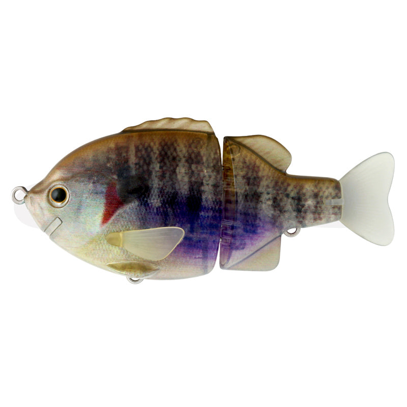 Deps Tiny Bullshooter Swimbait - #02 Flash Baby Gill-#08 Real Large Mouth-#15 Scum Perch - Carolina Fishing Tackle LLC