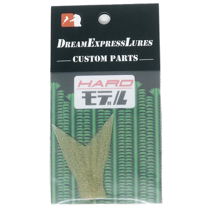 Dream Express Lures Pinky Deluxe Spare Tails (Hard) 1pk - #004 Olive-#005 Solid Smoke-#009 Solid Black-#010 Gold Flake-#011 Pro Blue-#012 Bright Orange - Carolina Fishing Tackle LLC