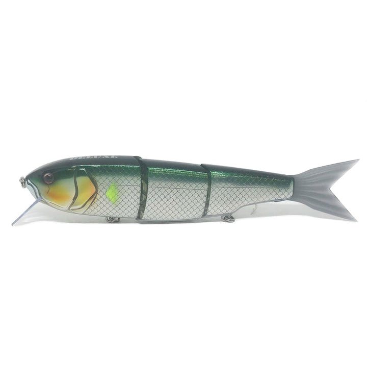 Dream Express Lures Pinky Deluxe Swimbait - #006 Clear Green Magic-#007 Clear Green Black Flake-#009 Clear Purple Black Flake-#010 Celebrity Gold-#011 Sunset Orange - Carolina Fishing Tackle LLC