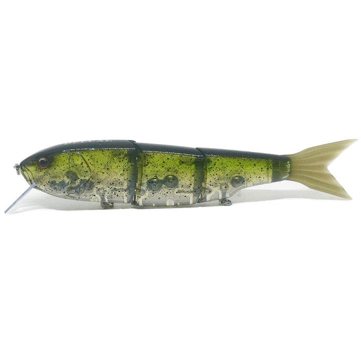 Dream Express Lures Pinky Deluxe Swimbait - #006 Clear Green Magic-#007 Clear Green Black Flake-#009 Clear Purple Black Flake-#010 Celebrity Gold-#011 Sunset Orange - Carolina Fishing Tackle LLC