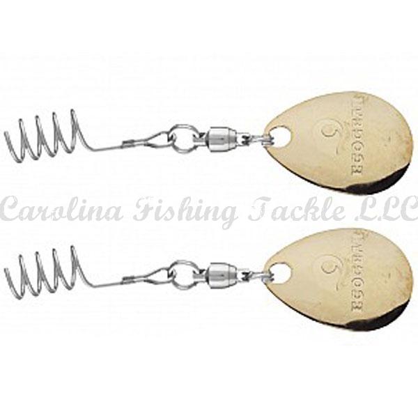 Ecogear Blade Spin (Colorado) 2pk - Gold-Silver - Carolina Fishing Tackle LLC
