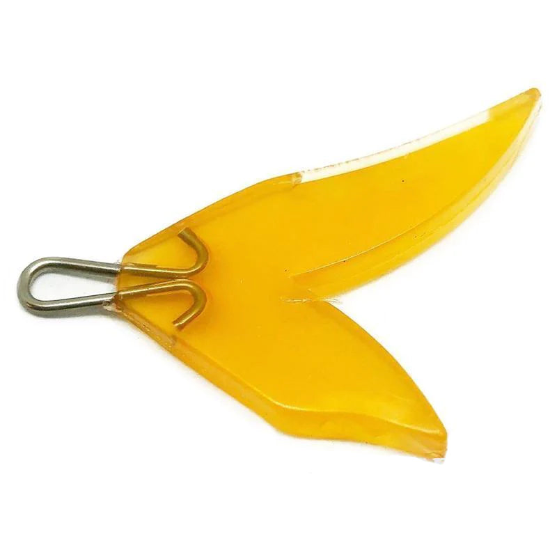 Evergreen Combat Lures JDM ES-Drive Replacement Tails - Black-Orange Tint - Carolina Fishing Tackle LLC