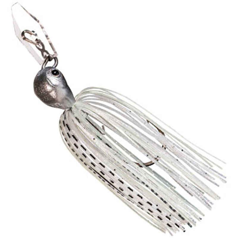 Evergreen Lures Jack Hammer Stealth Blade Chatterbaits - #06 Black Blue / 3/8 oz-#07 Green Pumpkin / 1/2 oz-#08 Bhite Delight / 1/2 oz - Carolina Fishing Tackle LLC