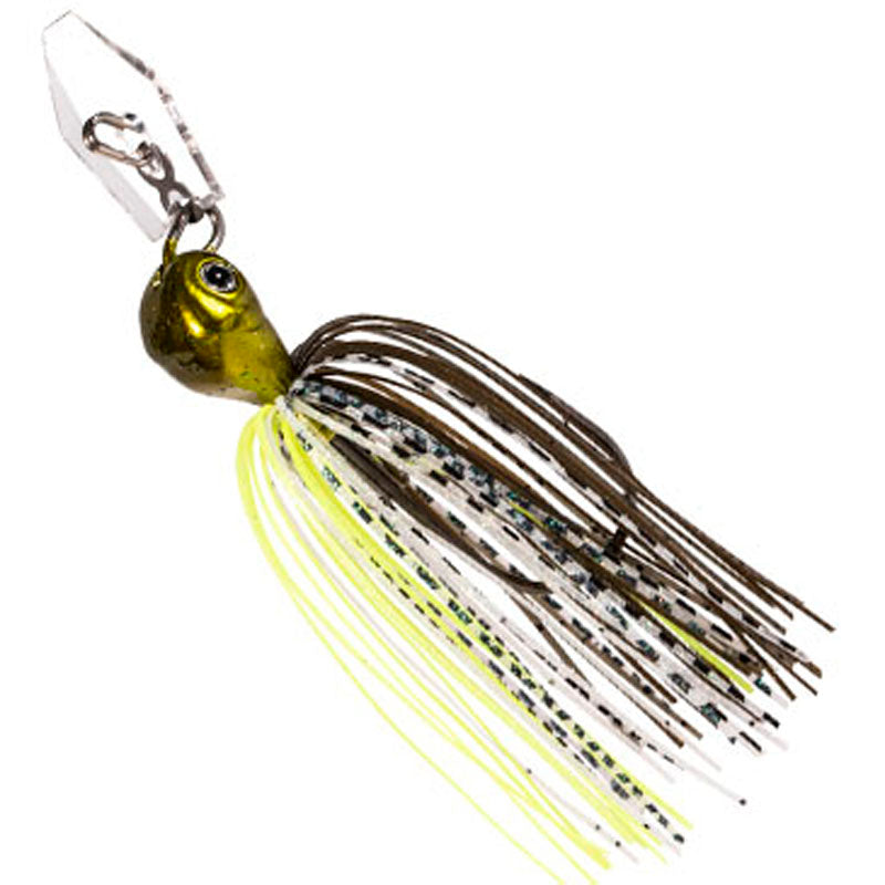 Evergreen Lures Jack Hammer Stealth Blade Chatterbaits - #06 Black Blue / 3/8 oz-#07 Green Pumpkin / 1/2 oz-#08 Bhite Delight / 1/2 oz - Carolina Fishing Tackle LLC