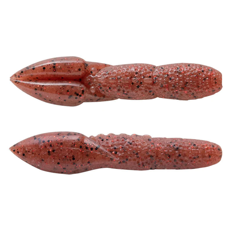Fish Arrow 3.6" Heavy Poop Stick Bait 6pk - #09 Pumpkin Red - Carolina Fishing Tackle LLC