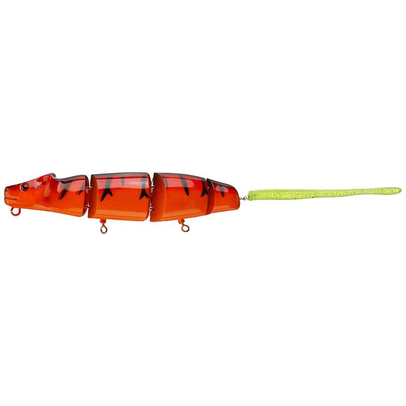 G-Ratt Baits Kincanon Swimming Ratt Wakebaits - Fire Tiger-Red Fire Tiger - Carolina Fishing Tackle LLC