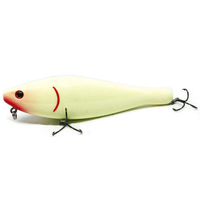 G-Ratt Baits Wild Willy Topwater Walking Bait - Baby Bass-Black-Bone-Pike - Carolina Fishing Tackle LLC