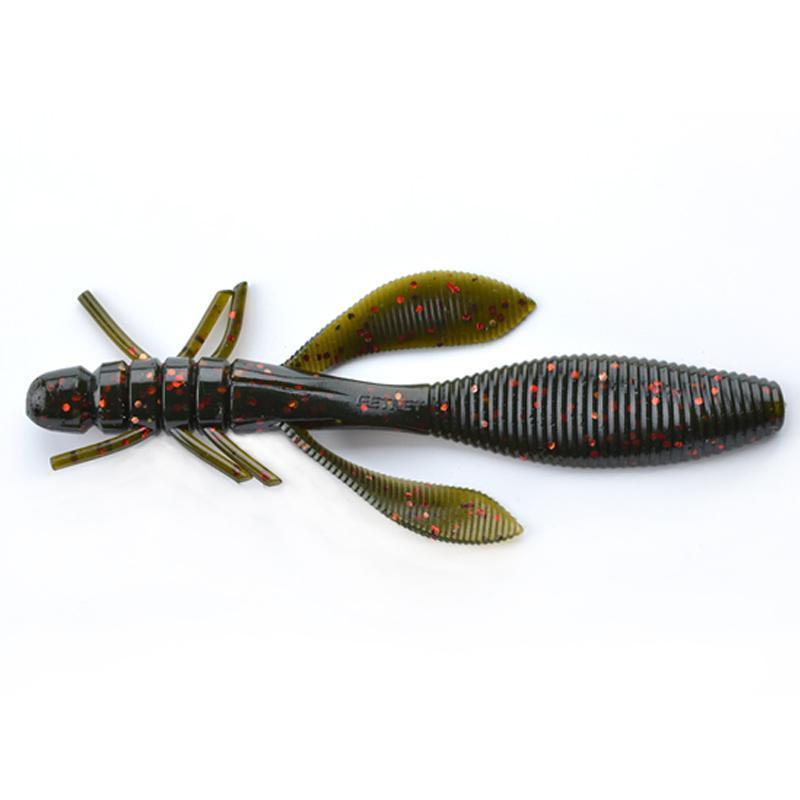 GETNET Juster Hog Creature Bait - #01 Green Pumpkin / 2.3 in-#01 Green Pumpkin / 4.3 in-#02 Watermelon Seed / 2.3 in-#02 Watermelon Seed / 4.3 in-#03 Black Blue / 3.3 in-#03 Black Blue / 4.3 in-#04 Scappanon / 2.3 in-#04 Scappanon / 3.3 in-#04 Scappanon / 4.3 in-#05 Cinnamon Blue Flake / 2.3 in - Carolina Fishing Tackle LLC