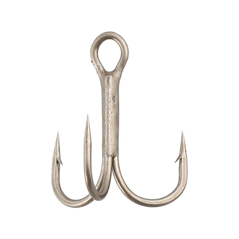 Gamakatsu Round Bend Treble Fishing Hooks - #1/0 - 6pk - Carolina Fishing Tackle LLC