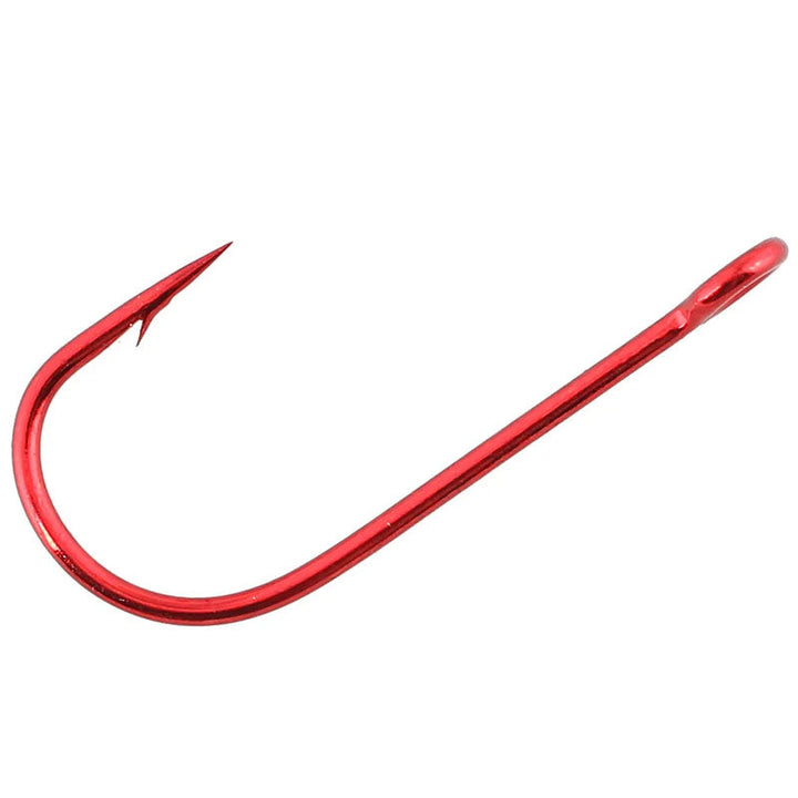 Gamakatsu Trailer Fishing Hook 5pk Surgical Tube Included - Nickel / #3/0-Red / #3/0 - Carolina Fishing Tackle LLC