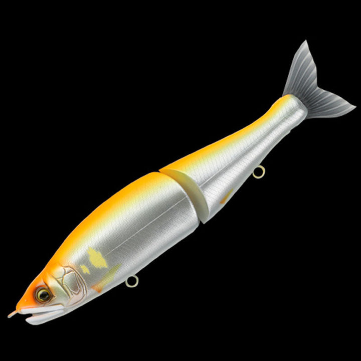 Gan Craft Jointed Claw 230 Magnum Swimbait - #US-09 Ghost Chart Shad / Slow Sinking-#04 Kikyo Ayu / Slow Sinking-#01 Ja Ayu / Floating-#05 Kinokuni Orange / Slow Sinking-#07 Ochi Ayu / Floating-#08 Waka Ayu / Floating - Carolina Fishing Tackle LLC
