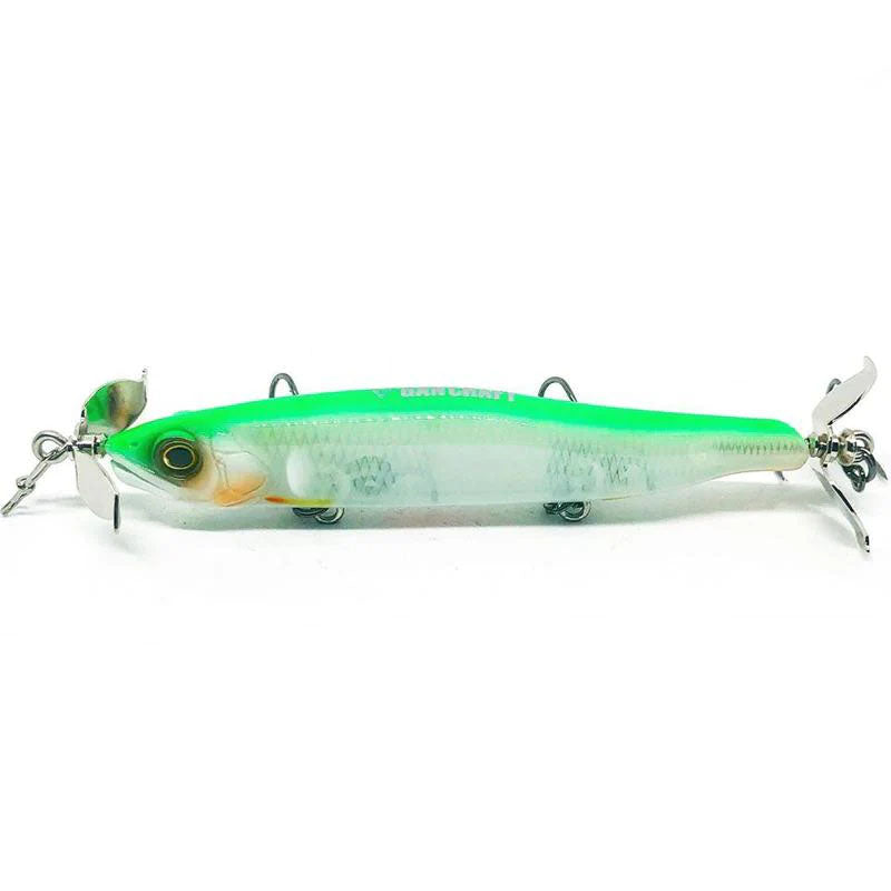 Gan Craft Screw Bait 110 Prop Bait - #04 Venom Ayu - Carolina Fishing Tackle LLC