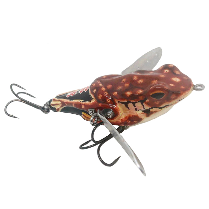 GaraKuta Kaoru Tree Frog Crawler Bait - Old Green Tree Frog-Orange/Blue Poison Dart Frog-Red/Blue Poison Dart Frog-Orange/Black Poison Dart Frog-Yellow/Blue Poison Dart Frog-Green/Blue Poison Dart Frog-Orange/Green Poison Dart Frog - Carolina Fishing Tackle LLC