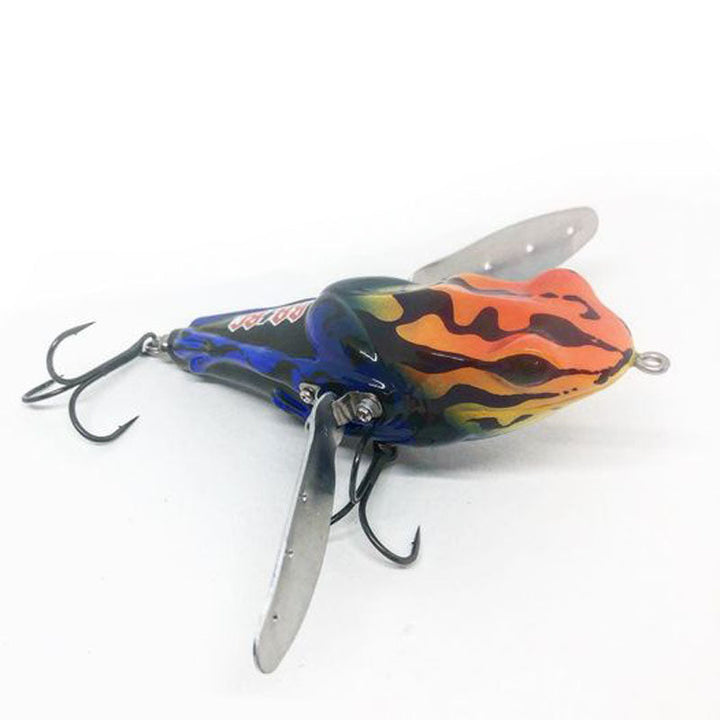 GaraKuta Kaoru Tree Frog Crawler Bait - Old Green Tree Frog-Orange/Blue Poison Dart Frog-Red/Blue Poison Dart Frog-Orange/Black Poison Dart Frog-Yellow/Blue Poison Dart Frog-Green/Blue Poison Dart Frog-Orange/Green Poison Dart Frog - Carolina Fishing Tackle LLC
