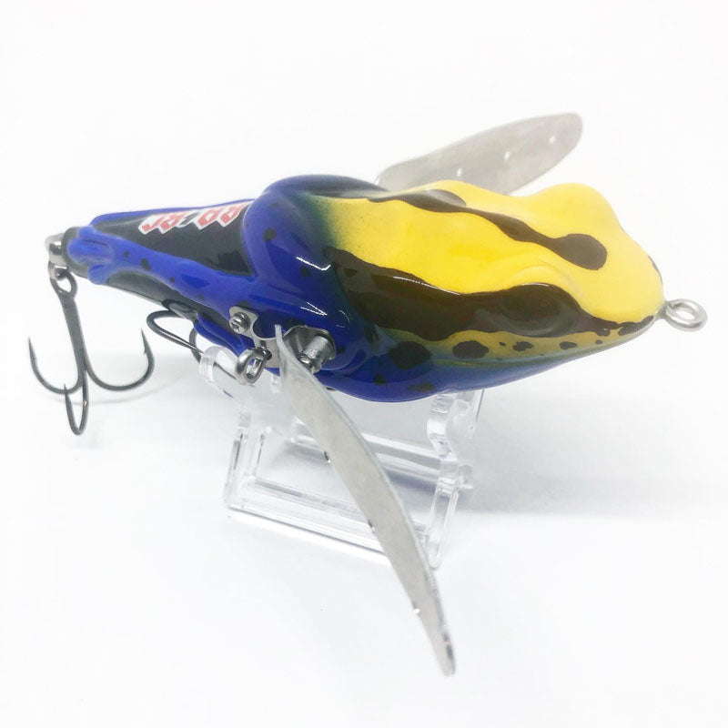 GaraKuta Kaoru Tree Frog Crawler Bait - Old Green Tree Frog-Orange/Blue Poison Dart Frog-Red/Blue Poison Dart Frog-Orange/Black Poison Dart Frog-Yellow/Blue Poison Dart Frog-Green/Blue Poison Dart Frog-Orange/Green Poison Dart Frog - Carolina Fishing Tackle LLC