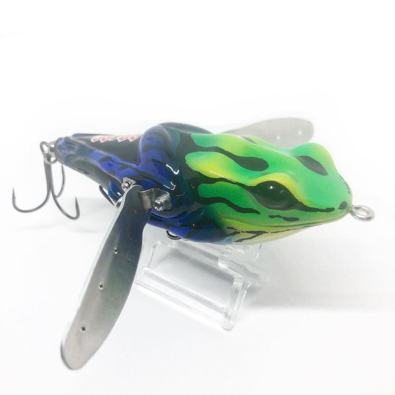 GaraKuta Kaoru Tree Frog Crawler Bait - Old Green Tree Frog-Orange/Blue Poison Dart Frog-Red/Blue Poison Dart Frog-Orange/Black Poison Dart Frog-Yellow/Blue Poison Dart Frog-Green/Blue Poison Dart Frog-Orange/Green Poison Dart Frog - Carolina Fishing Tackle LLC