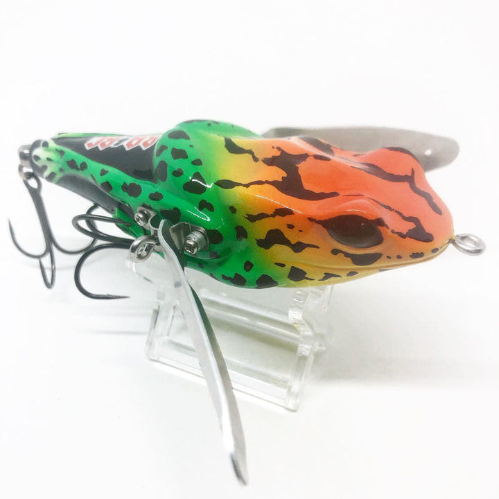 GaraKuta Kaoru Tree Frog Crawler Bait - Old Green Tree Frog-Orange/Blue Poison Dart Frog-Red/Blue Poison Dart Frog-Orange/Black Poison Dart Frog-Yellow/Blue Poison Dart Frog-Green/Blue Poison Dart Frog-Orange/Green Poison Dart Frog - Carolina Fishing Tackle LLC