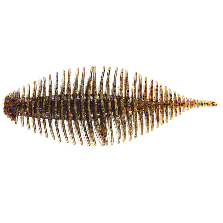 Geecrack 2.8” Bellows Gill 6pk - AJ's Spicy Avocado-#006 Watermelon-#220 Green Pumpkin/Chart-#296 Bug Bomb-#348 Sunburned WM Gill - Carolina Fishing Tackle LLC