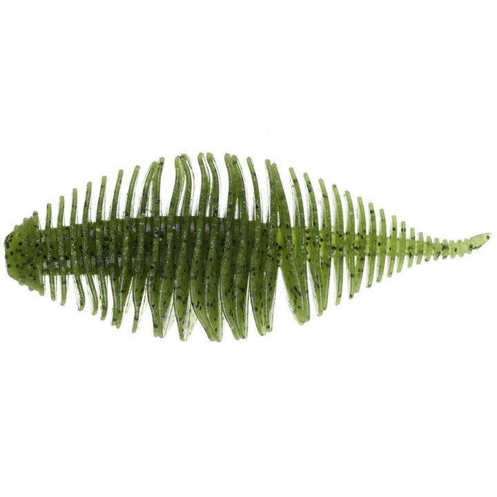 Geecrack 2.8” Bellows Gill 6pk - AJ's Spicy Avocado-#006 Watermelon-#220 Green Pumpkin/Chart-#296 Bug Bomb-#348 Sunburned WM Gill - Carolina Fishing Tackle LLC