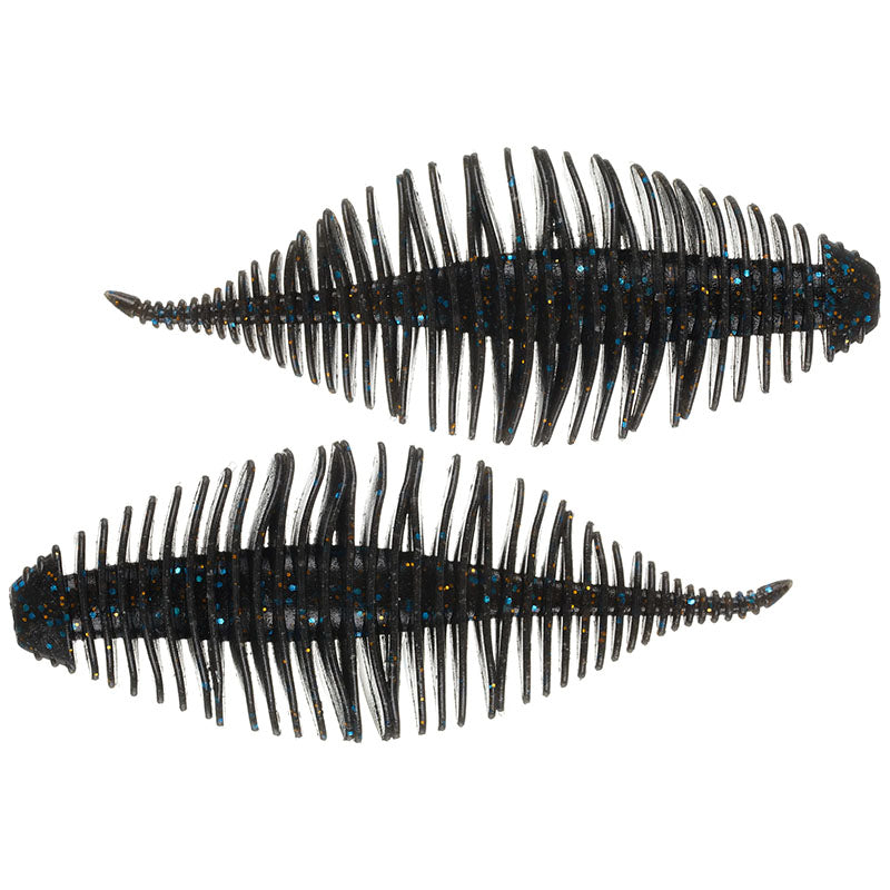 Geecrack 3.8” Bellows Gill 5pk Soft Baits - HoneyDew-